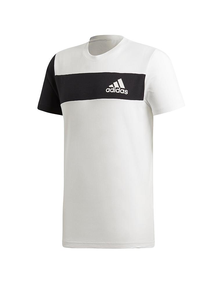 ADIDAS Herren T Shirt Sport ID weiß | S adidas Herren Sport Id T Shirt